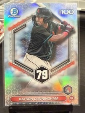 Kayson Cunningham 2026 Bowman Chrome Top 100 - Arizona Diamondbacks
