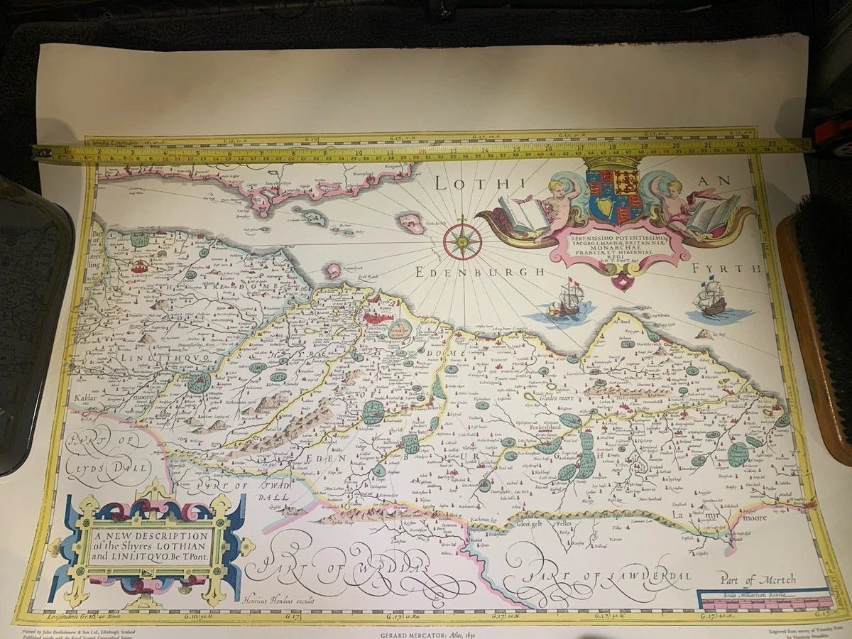 額装品 西洋古地図 17世紀 G.MERCATOR 「Waldeck」 【公式通販】