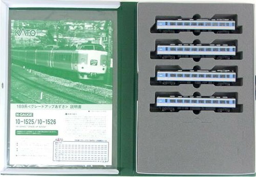 NGauge KATO (Kato) 10-1526 Series 189 Up Azusa 4-Car Add-on Set 【A】 | Zustand: Usado