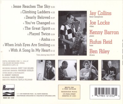 JAY COLLINS - UNCOMMON THREADS NEW CD