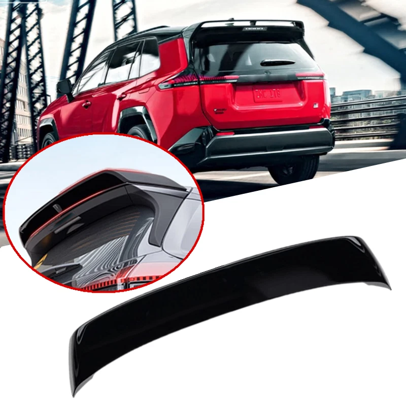 GR Sport Style Rear Roof Spoiler Top Wing Fit Toyota RAV4 2026