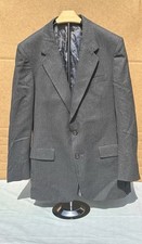 AUTHENTICATED Christian Dior Grey Wool Blazer Suit Jacket Coat - Men's Size 39