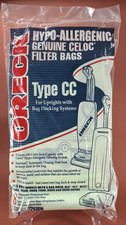 Oreck Vacuum Hypo-Allergenic Genuine Celoc Filter Bags Type CC Sealed 8