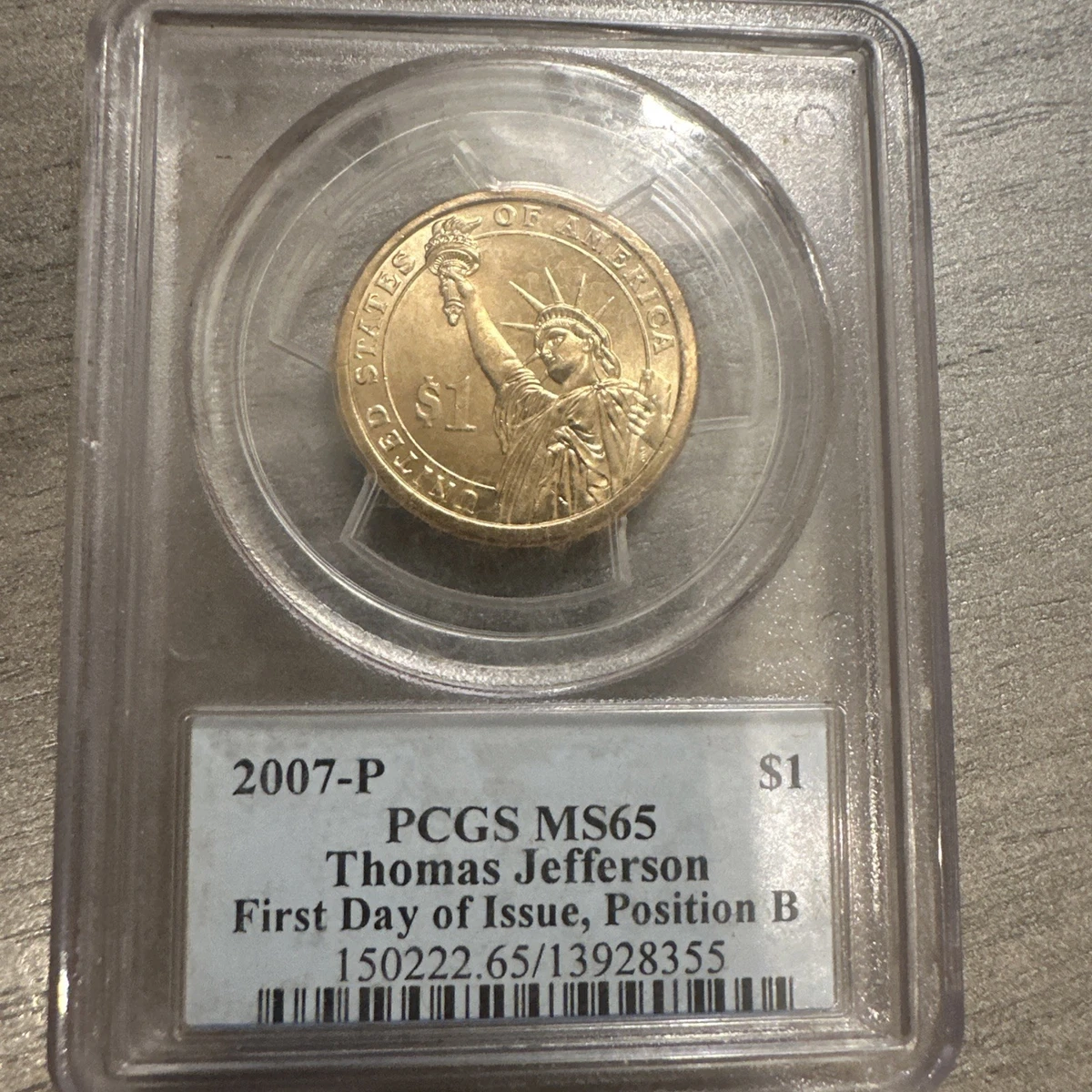 MS 65 Graded Presidential Dollar Coins (2007-Now) for sale | eBay