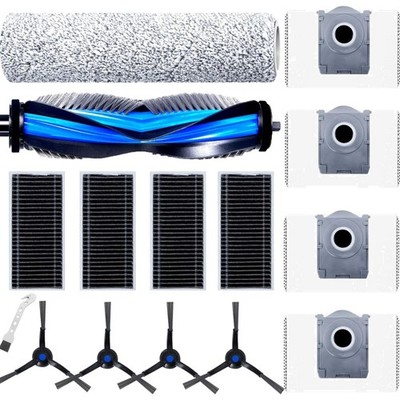 Ersatzset für Ecovacs Deebot X8 OMNI T80 Roboterstaubsauger Filter Bürste Sta...