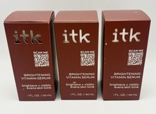 3 Pack ITK Brightening Vitamin Serum for Women - 1 oz Anti-Aging Skincare