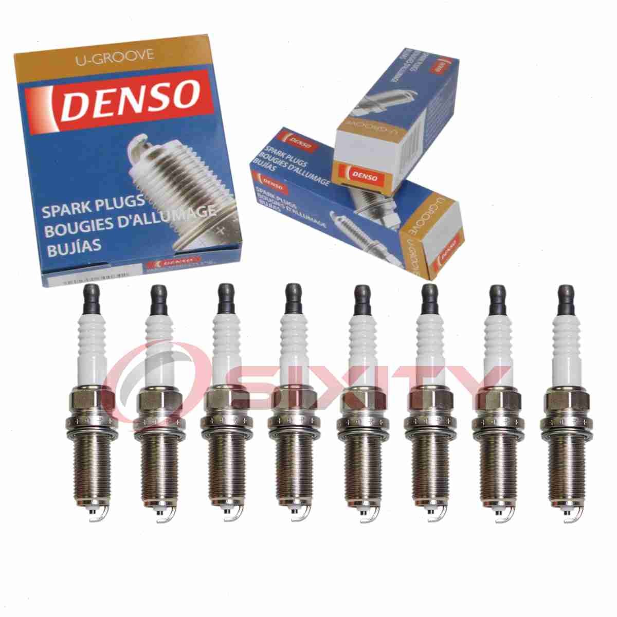 8 pc Denso Standard U-Groove Spark Plugs for 2005-2006 Nissan Armada 5.6L V8 zg