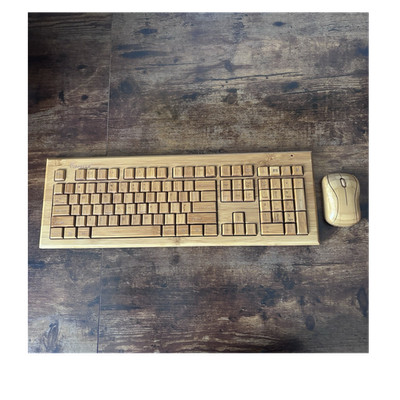 Impecca Bamboo Wireless Keyboard & Mouse Combo (KBB600CW)