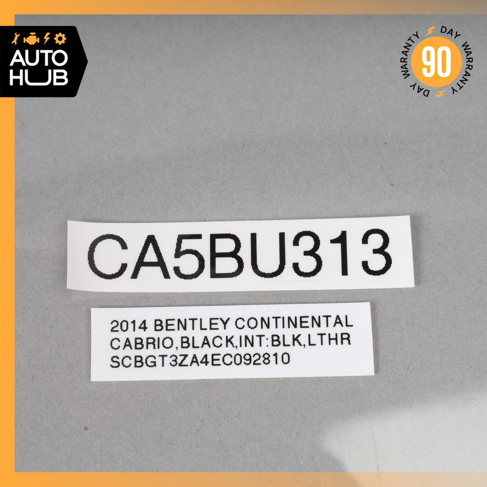 Bentley Continental GTC Right Side Tonneau Hydraulic Lift Cylinder OEM 32k