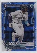 2021 Bowman Chrome Sapphire Edition Taylor Trammell #61 0b3
