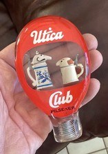 Utica Club Beer Tap Knob Handle Utica NY Schultz & Dooley Stein West End Brewing