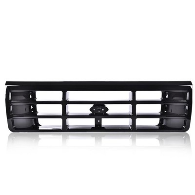 Grille for 92-96 Bronco 92-97 F150 F250 F350 Gloss Black Chrome Emblem FO1200173