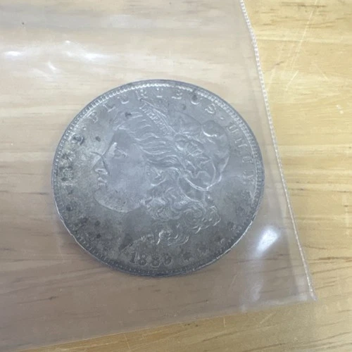 1888 Morgan Silver Dollar $1 Coin 0.9 Fineness Circulated US Coin Uncertified