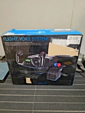 Logitech Flight Yoke Throttle System - Black