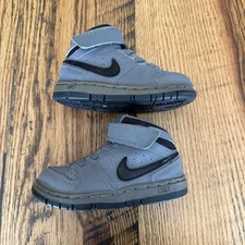 Nike Toddler Prestige IV Grey Black Hi-Top 585616-020 Unisex Shoes 7C Sporty