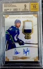 Quinn Hughes RPA /99 The Cup BGS 9 Auto 10 Rookie Patch Auto Canucks 🔥