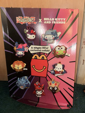 McDonald s Yu-Gi-Oh x Hello Kitty Happy Meal Store Display Plush Set 2024 RARE