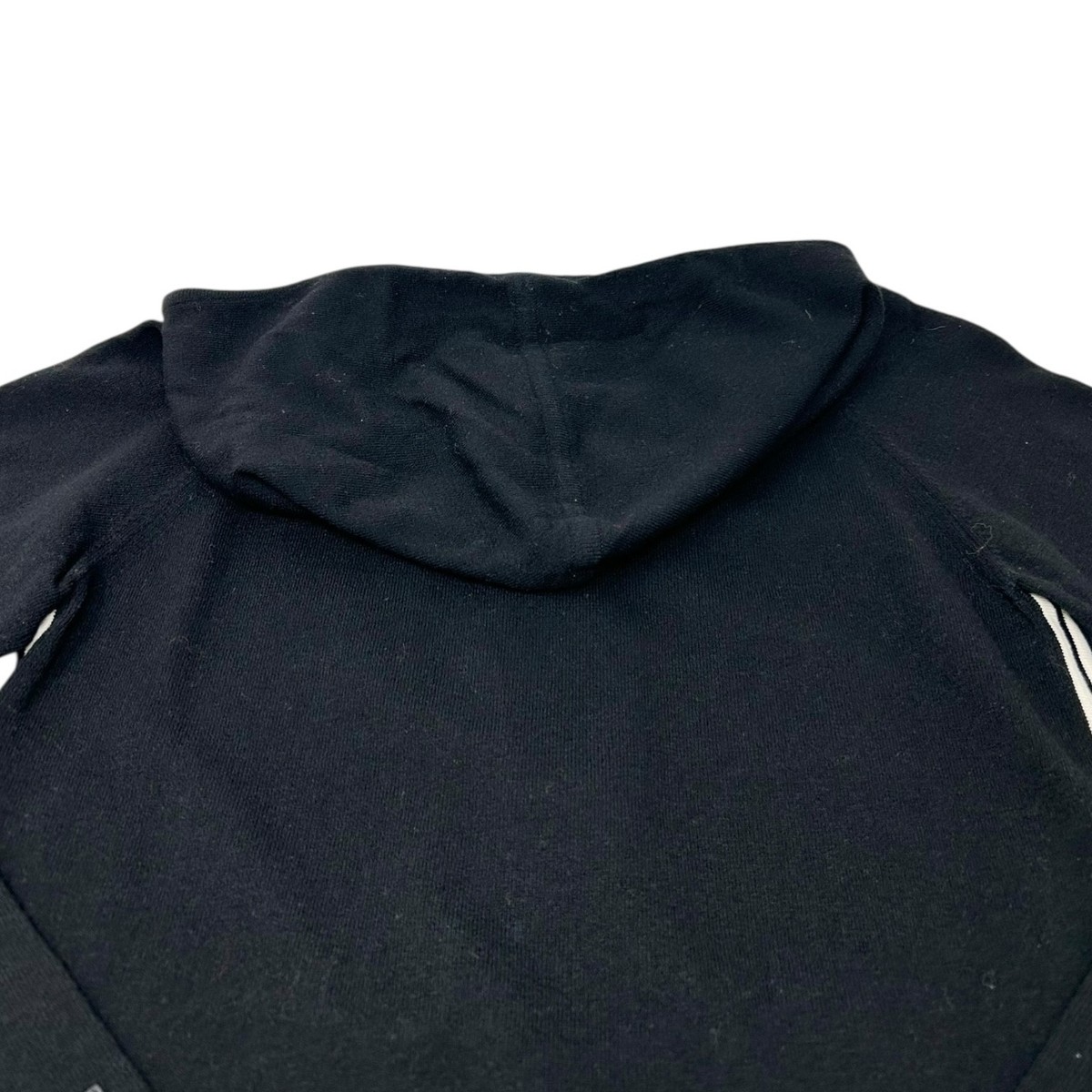 CHANEL Sport Vintage 04A CC Logo Jacket Top Hoodie #40 Black White