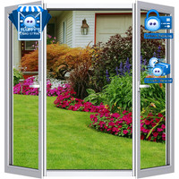 Fliegengitter Fenster 4Er Set 130X150Cm DIY Zuschnitttbar Insektenschutz Schwarz