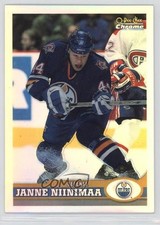 1999-00 O-Pee-Chee Chrome Refractor Janne Niinimaa #112 2a8