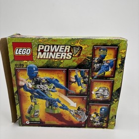 Lego 8189 Power Miners Magma Mech Retired New Open Box Sealed Bags