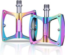 Lightweight Aluminum 9/16" MTB Sealed Non-Slip Road Bike Pedals