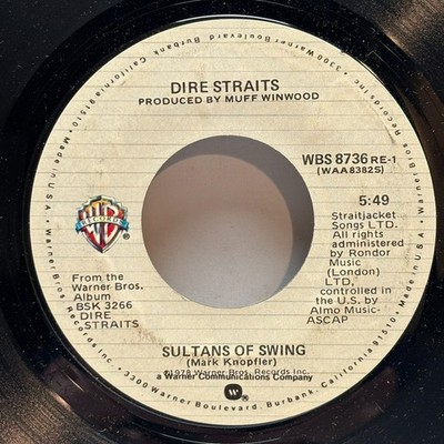 Dire Straits - Sultans of Swing / Southbound Again - 1978 Vinyl 7'' - NM