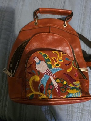 Patricia Nash Women's Alencon Floral Embroidered Backpack