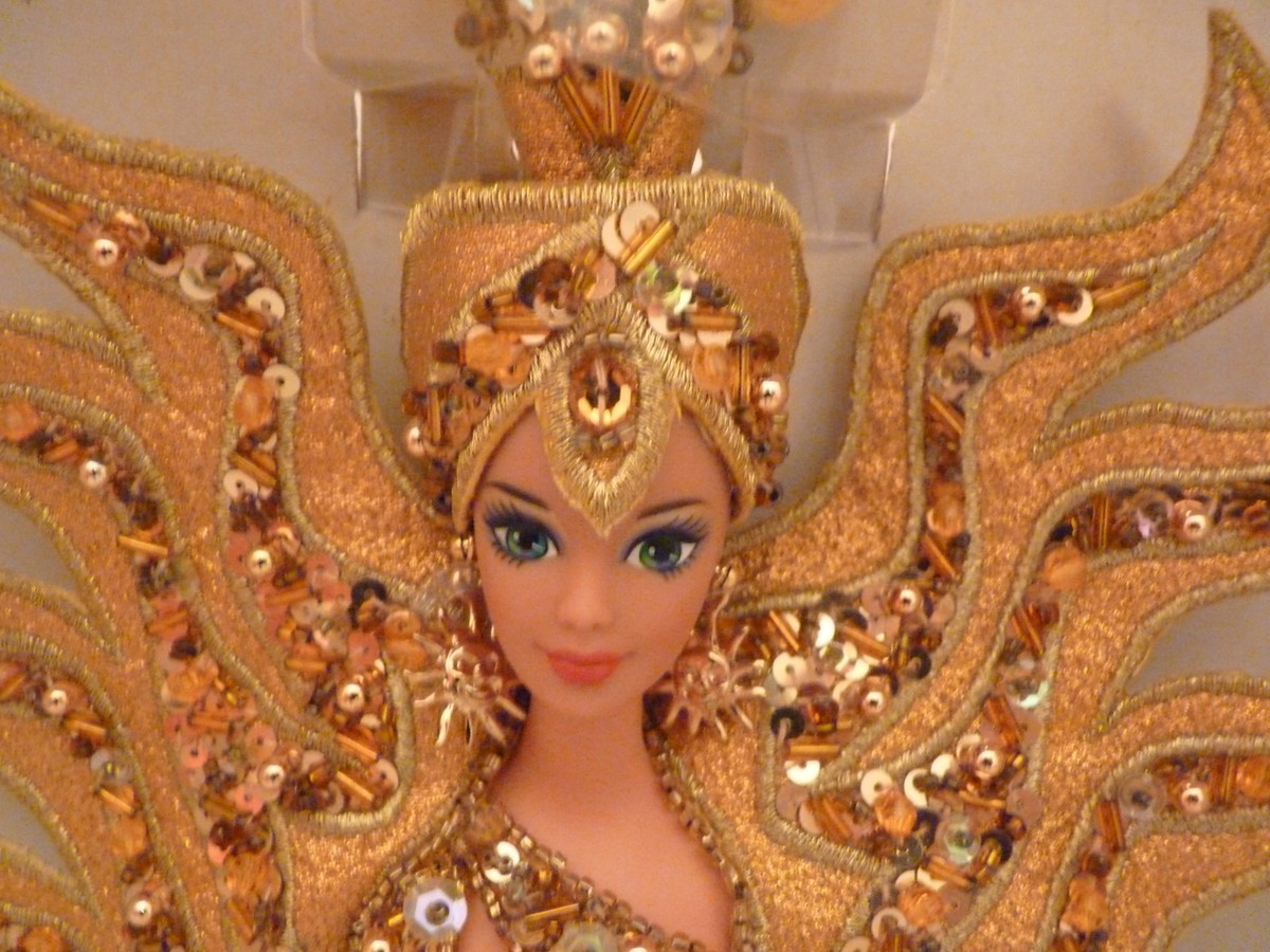 その他 GODFESS OF THE SUN BARBIE 1995 Goddess of the Sun Bob Mackie Barbie Doll (Item #14056