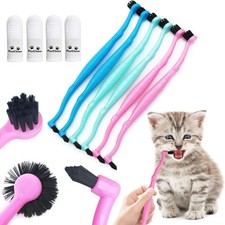 Dual Sided Cat Toothbrush Dog Toothbrush Finger Brush Micro Head to Fit into Sma