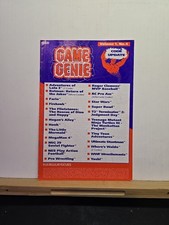Game Genie Code Update Volume 1 No 4 Manual Nintendo NES Book Galoob