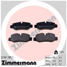 Satz Bremsbeläge Bremsklötze hinten für Mercedes V-Klasse W447 Vito | 2422567