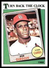 Bob Gibson 1988 Topps #664 Cardinals MLB READ FREE SHIPPING AutographDen