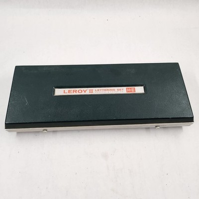 Vintage Leroy II Lettering Set by Keuffel & Esser Co. K&E K-E Drafting