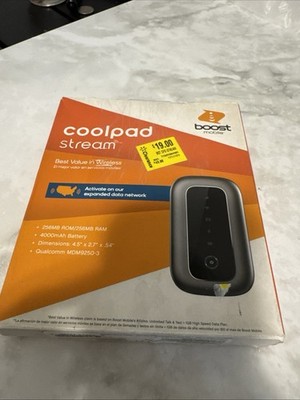 Coolpad Stream Mobile WiFi Hotspot 4G LTE Boost Mobile   Complete in Box
