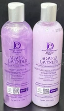 Design Essentials Agave & Lavender Moisturizing Detangler Shampoo & Conditioner