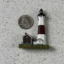 Montauk Point Lighthouse New York 3D Travel Souvenir Fridge Magnet #51949