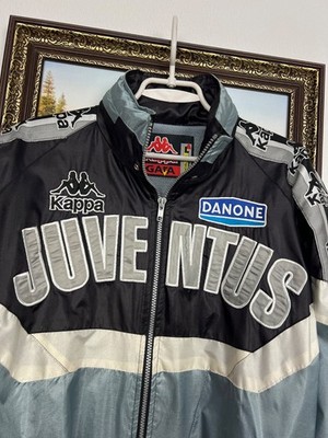 Vintage 90's Juventus Kappa Football Jacket Soccer Track Top Rare