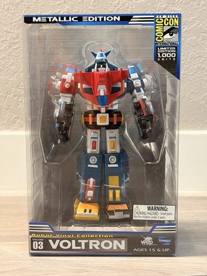 Toynami Voltron Robot Vinyl  2009 SECC Metallic Edition LE 1000 NIB RARE VHTF