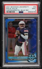 2021 Bowman U Chrome Prospects Blue Refractor /199 Malik Willis PSA 9 MINT 2f4