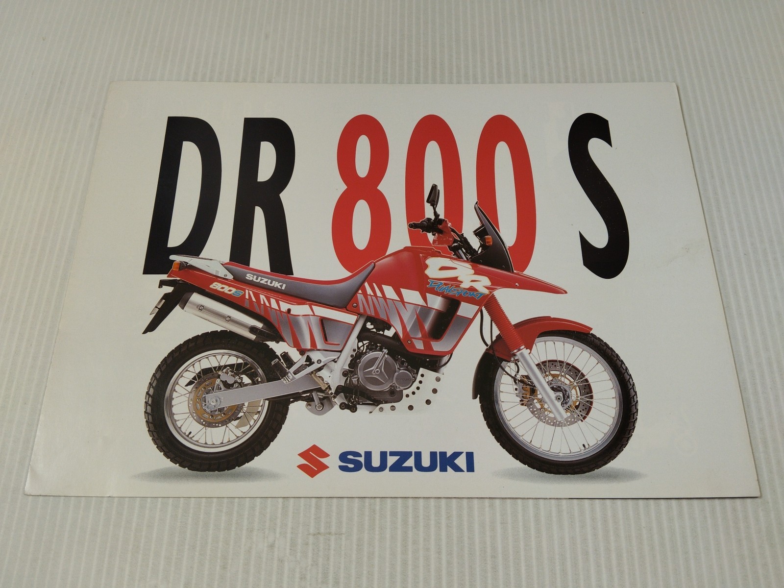 Prospectus Suzuki DR 800 S 1992 Souvenir d'Aventure et Guide Vintage