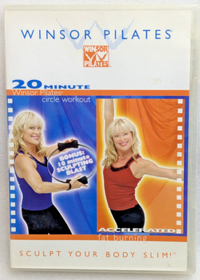 WINSOR Pilates 20 Minute Circle Workout Sculpt Your Body Slim (DVD, 2006)