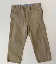 Janie Jack Boys Tan Chino Pants Size 2T Pre Owned, Minor Knee Wear