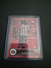 Topps Premier League Flagship Sunderland Nordi Mukiele /5 Bookend Numbered Card