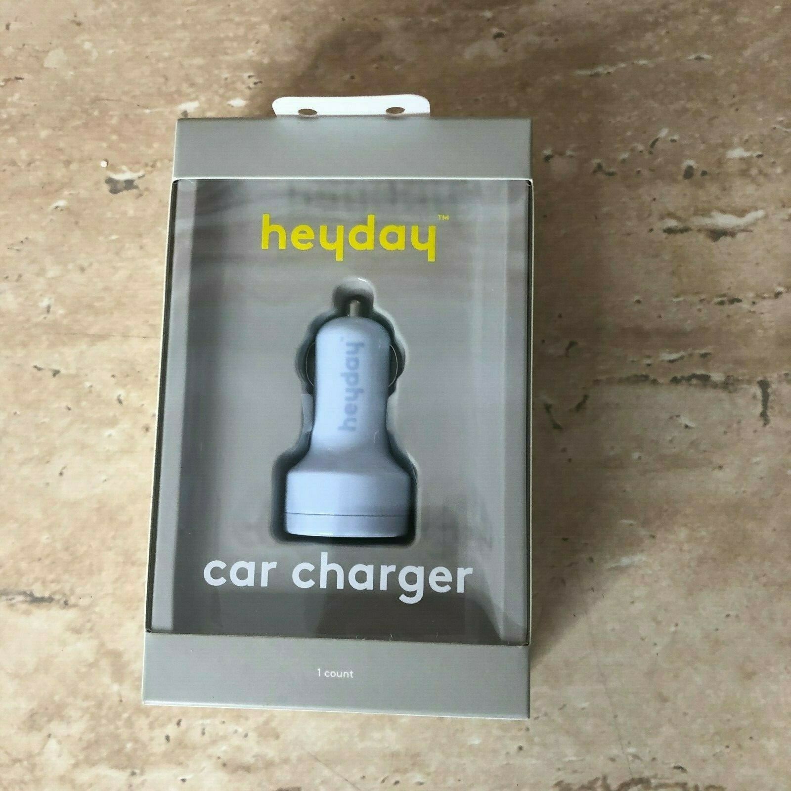 Heyday White USB Car Charger 3.1 Amp 15.5W Fast Charging Speed eBay