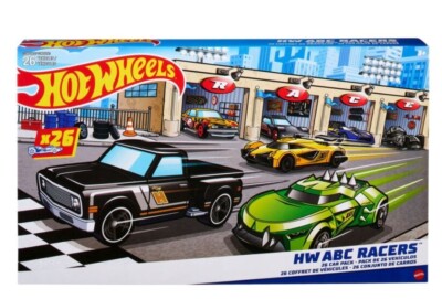 HOT WHEELS ABC RACERS set of 26 cars with letters HKL76 | eBay
