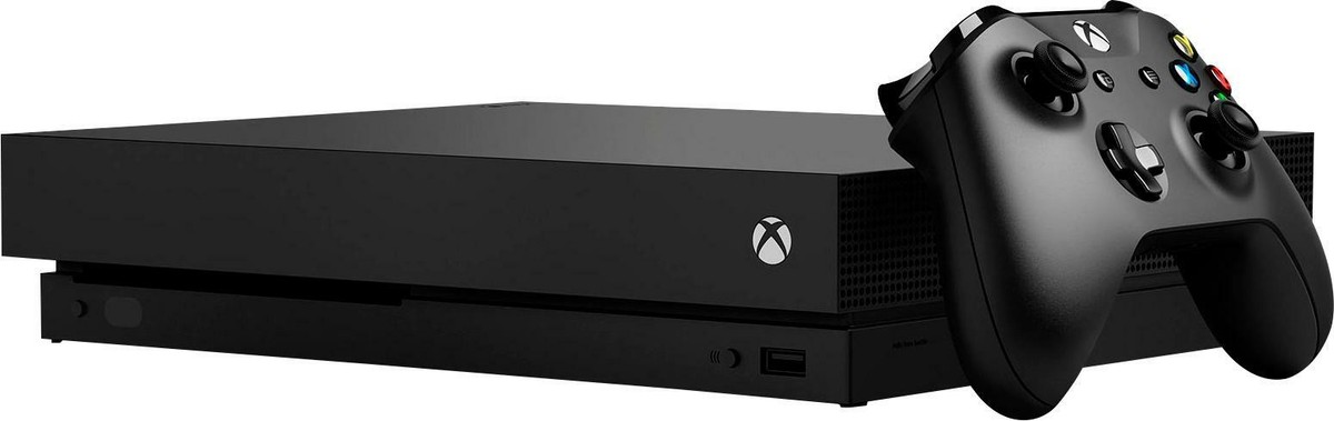 Microsoft Xbox One X Black 1TB Video Gaming Console. Excellent