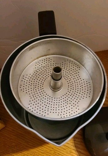 Vtg Nesco 4 Cup Aluminum Automatic Perk Coffee Pot Model 6180-20 Original Box - Picture 15 of 24