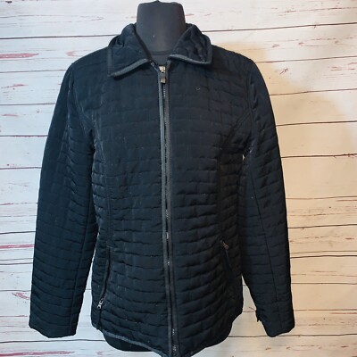 Women s jacket Size M Black Esprit Quilted Outerwear Coats