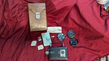 VINTAGE Kodak cine-Kodak Magazine 16 16mm Movie Camera W/CASE ANTIQUE KEY/PAPERS